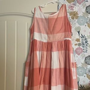 Checkered summer dress